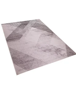 Beliani Matto Vaaleanpunainen 160 X 230 Cm Kale Best