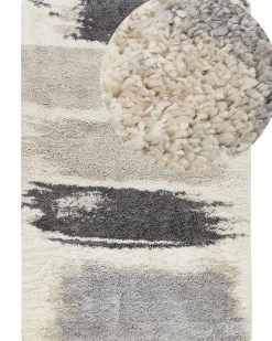 Beliani Matto Valkoinen/Harmaa 200 X 300 Cm Martuni Sale