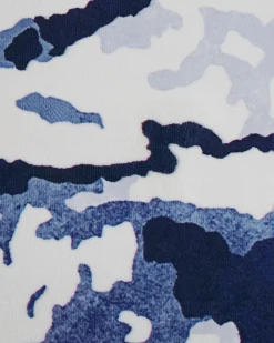 Beliani Matto Valkoinen/Sininen 160 X 230 Cm Izmit Best