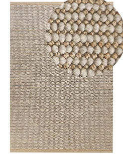 Beliani Matto Villa Beige 140 X 200 Cm Banoo New