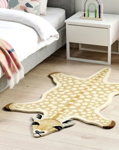 Beliani Matto Villa Beige 100 X 160 Cm Yona Best