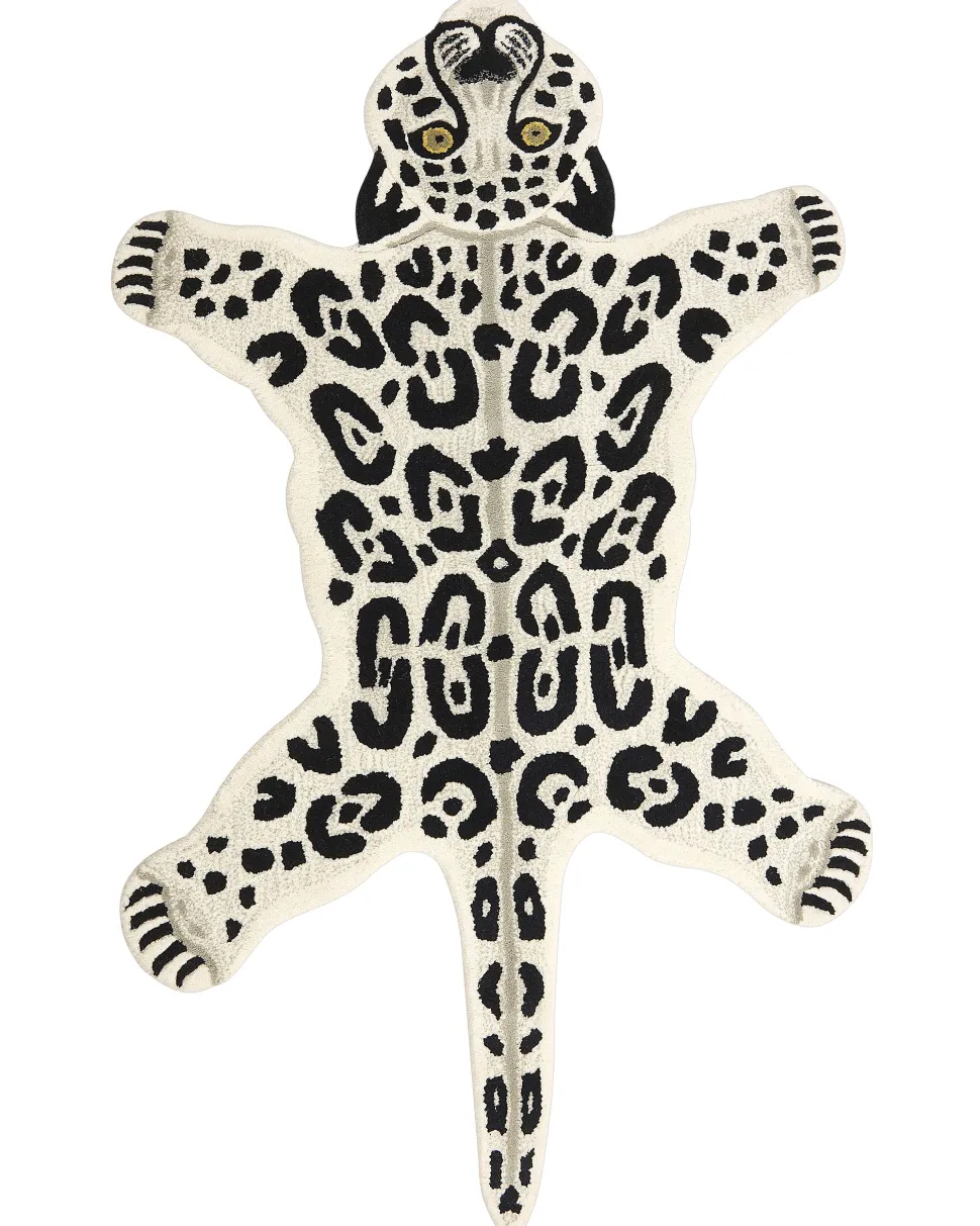 Beliani Matto Villa Beige/Musta 100 X 160 Cm Mibu Hot