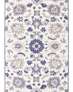 Beliani Matto Villa Beige/Sininen 160 X 230 Cm Kumru Discount