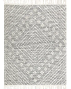 Beliani Matto Villa Harmaa/Valkoinen 160 X 230 Cm Savur Sale