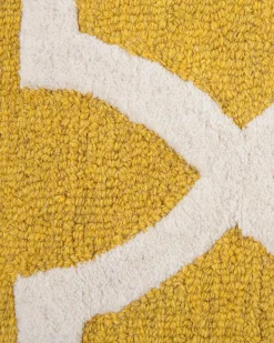 Beliani Matto Villa Keltainen 160 X 230 Cm Silvan Cheap