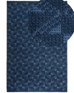 Beliani Matto Villa Laivastonsininen 160 X 230 Cm Savran Store