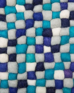 Beliani Matto Villa Laivastonsininen/Valkoinen 160 X 230 Cm Amdo Online