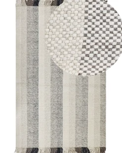 Beliani Matto Villa Luonnonvalkoinen 160 X 230 Cm Emirler Flash Sale