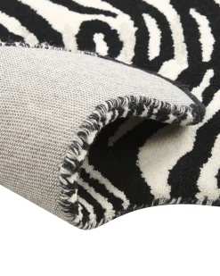 Beliani Matto Villa Musta/Valkoinen 100 X 160 Cm Marty Flash Sale