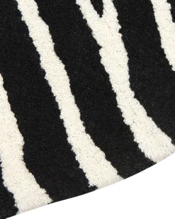 Beliani Matto Villa Musta/Valkoinen 100 X 160 Cm Marty Flash Sale