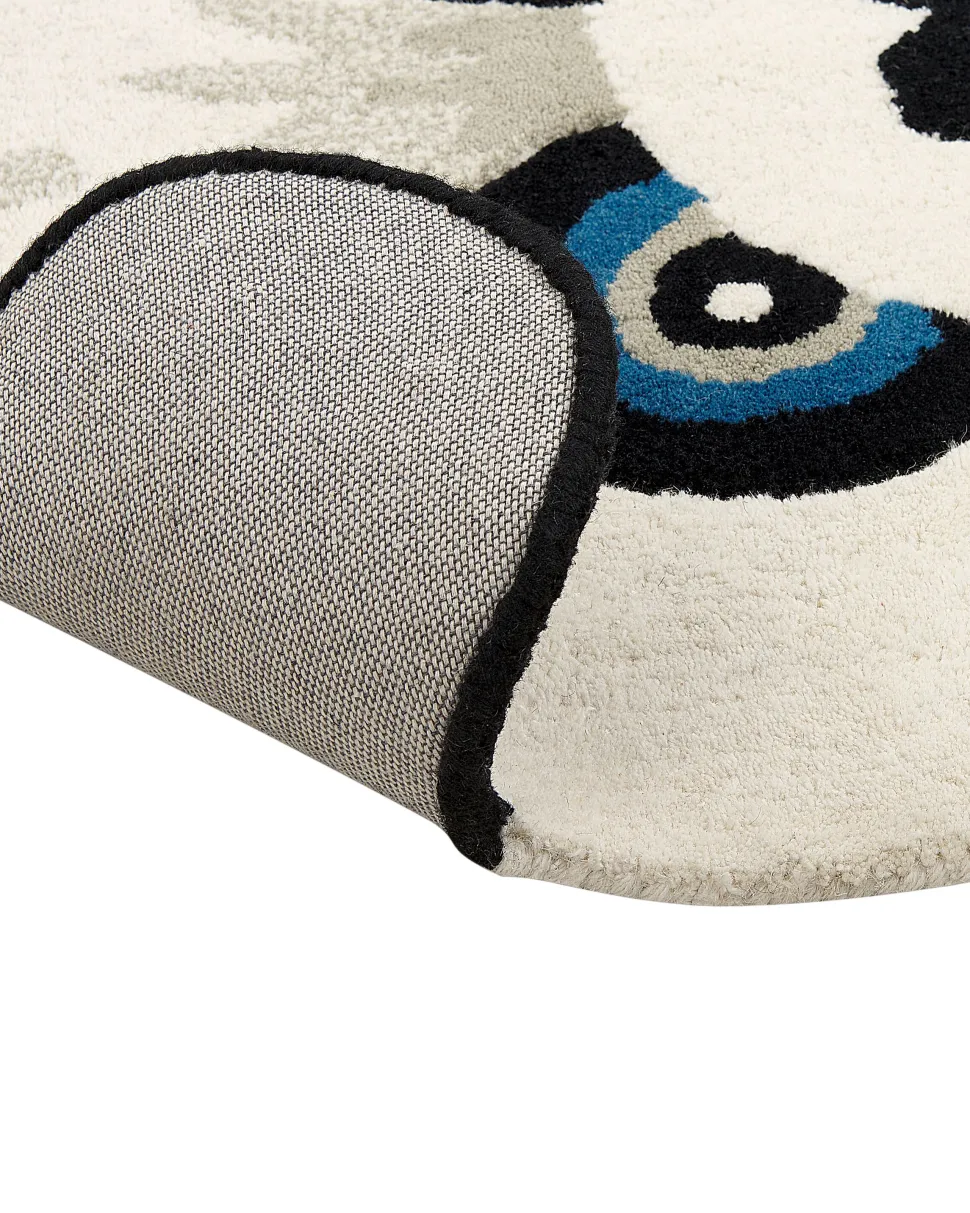 Beliani Matto Villa Musta/Valkoinen 100 X 160 Cm Jingjing Online