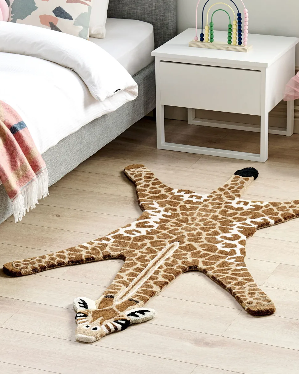 Beliani Matto Villa Ruskea/Beige 100 X 160 Cm Melman Store