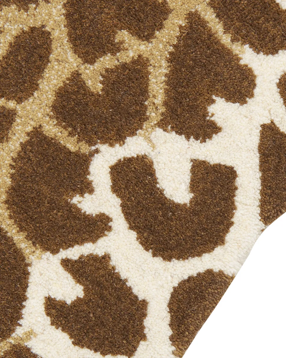 Beliani Matto Villa Ruskea/Beige 100 X 160 Cm Melman Store