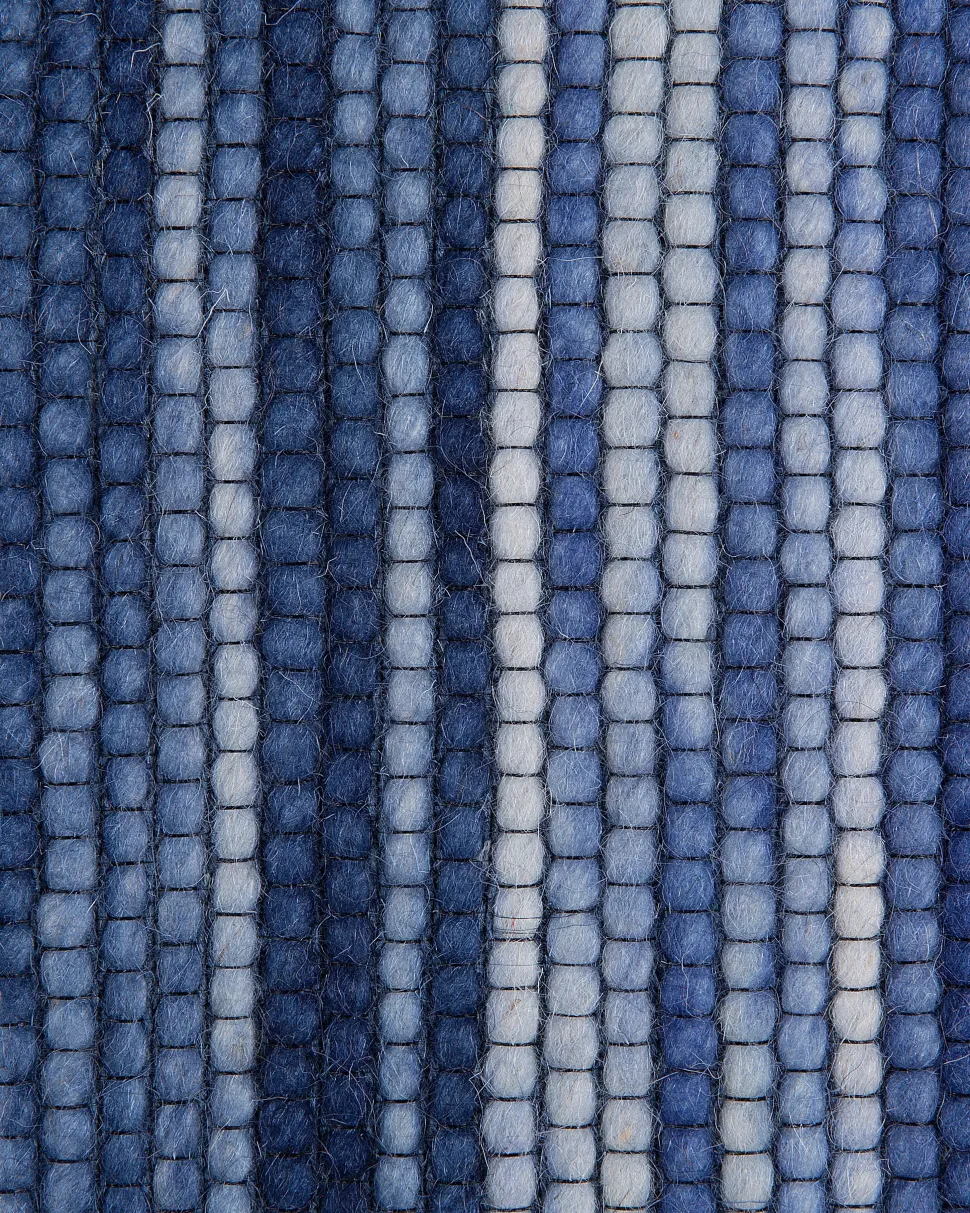 Beliani Matto Villa Sininen 160 X 230 Cm Kapakli Fashion