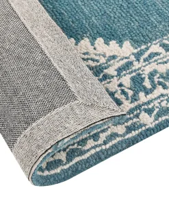 Beliani Matto Villa Sininen/Valkoinen 160 X 230 Cm Gevas Outlet