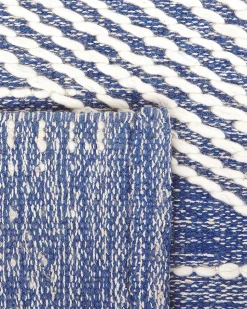 Beliani Matto Villa Vaalea Beige/Sininen 160 X 230 Cm Datca Store