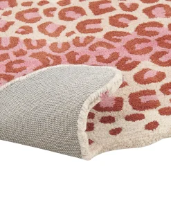 Beliani Matto Villa Vaaleanpunainen 100 X 160 Cm Chuluun Shop