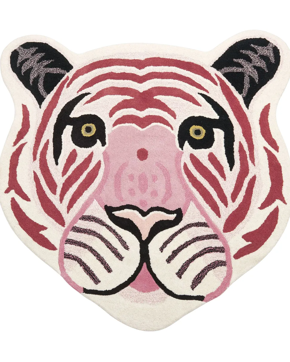 Beliani Matto Villa Vaaleanpunainen 120 X 110 Cm Parker Sale