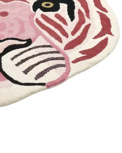 Beliani Matto Villa Vaaleanpunainen 120 X 110 Cm Parker Sale