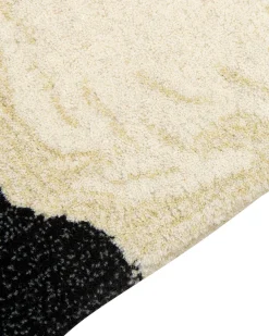 Beliani Matto Villa Valkoinen/Musta 100 X 160 Cm Jingking Cheap