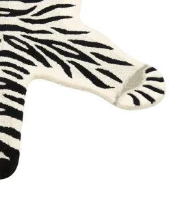 Beliani Matto Villa Valkoinen/Musta 100 X 160 Cm Shere Cheap