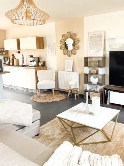 Beliani Matto Viskoosi Beige 160 X 230 Cm Gesi Ii Flash Sale