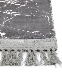 Beliani Matto Viskoosi Harmaa 160 X 230 Cm Hanli Hot