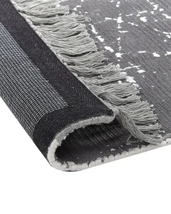 Beliani Matto Viskoosi Harmaa 160 X 230 Cm Hanli Hot