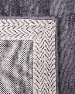 Beliani Matto Viskoosi Harmaa 80 X 150 Cm Gesi Clearance