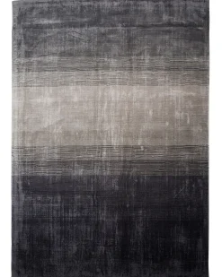 Beliani Matto Viskoosi Harmaa/Musta 160 X 230 Cm Ercis Fashion