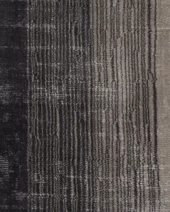 Beliani Matto Viskoosi Harmaa/Musta 160 X 230 Cm Ercis Fashion