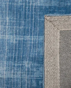 Beliani Matto Viskoosi Harmaa/Sininen 200 X 200 Cm Ercis Hot