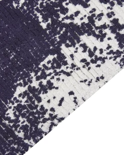 Beliani Matto Viskoosi Violetti/Valkoinen 160 X 230 Cm Akarsu Store