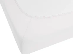 Beliani Muotoonommeltu Puuvillalakana 90 X 200 Cm Valkoinen Hofuf New