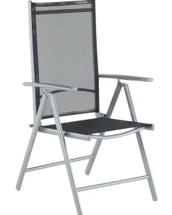 Beliani Musta Alumiininen Puutarhatuolisetti 6 Kpl Catania Flash Sale