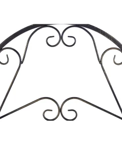 Beliani Musta Rautainen 4-Tasoinen Hylly Valdivia Best