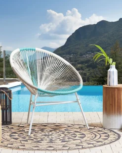 Beliani Narutuoli Polyrottinki Monivarinen Valkoinen Acapulco Cheap