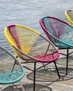 Beliani Narutuoli Polyrottinki Monivarinen Valkoinen Acapulco Cheap