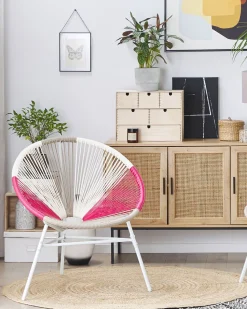 Beliani Narutuoli Polyrottinki Monivarinen Fuksia 2 Kpl Acapulco Shop