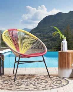 Beliani Narutuoli Polyrottinki Monivarinen Keltainen Acapulco Store