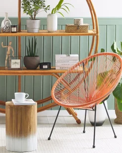 Beliani Narutuoli Polyrottinki Oranssi 2 Kpl Acapulco Ii Best