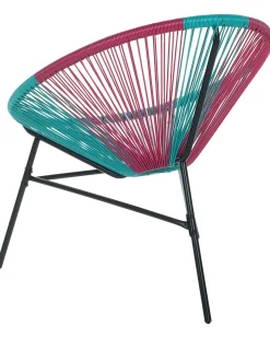 Beliani Narutuoli Polyrottinki Turkoosi/Pinkki 2 Kpl Acapulco Shop