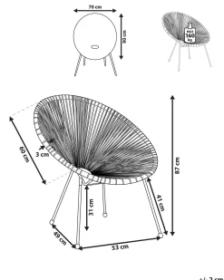 Beliani Narutuoli Polyrottinki Vihrea Acapulco Ii Cheap