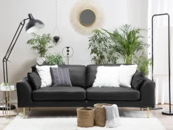 Beliani Naulakko Teras 4 Koukkua Musta Benton Outlet