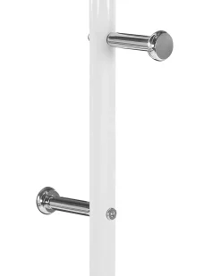 Beliani Naulakko Teras 4 Koukkua Valkoinen Benton Sale