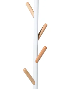 Beliani Naulakko Teras/Manty 5 Koukkua Valkoinen Albin New