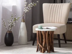 Beliani Nojatuoli Beige Vaasa Store