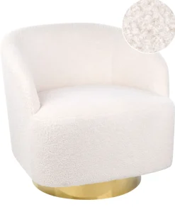 Beliani Nojatuoli Buklee Valkoinen Lavik New