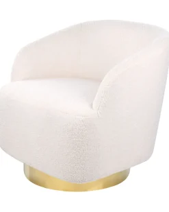 Beliani Nojatuoli Buklee Valkoinen Lavik New