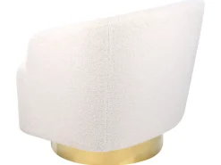 Beliani Nojatuoli Buklee Valkoinen Lavik New